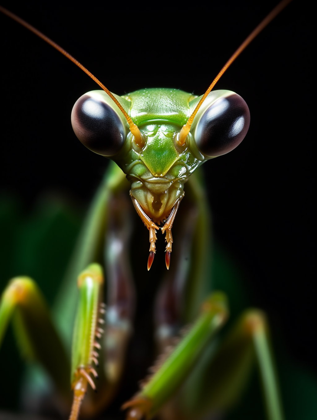 自然螳螂特写照片Midjourney关键词 - Ai宇宙吧--Ai宇宙吧-