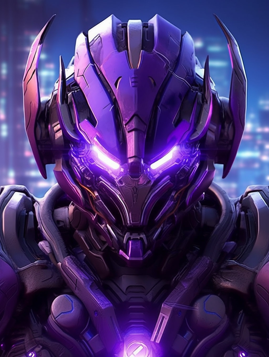 紫色变形金刚机器人Midjourney关键词 - Ai宇宙吧--Ai宇宙吧-
