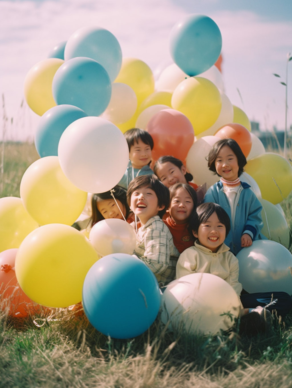欢乐六一儿童节气球Midjourney关键词 - Ai宇宙吧--Ai宇宙吧-