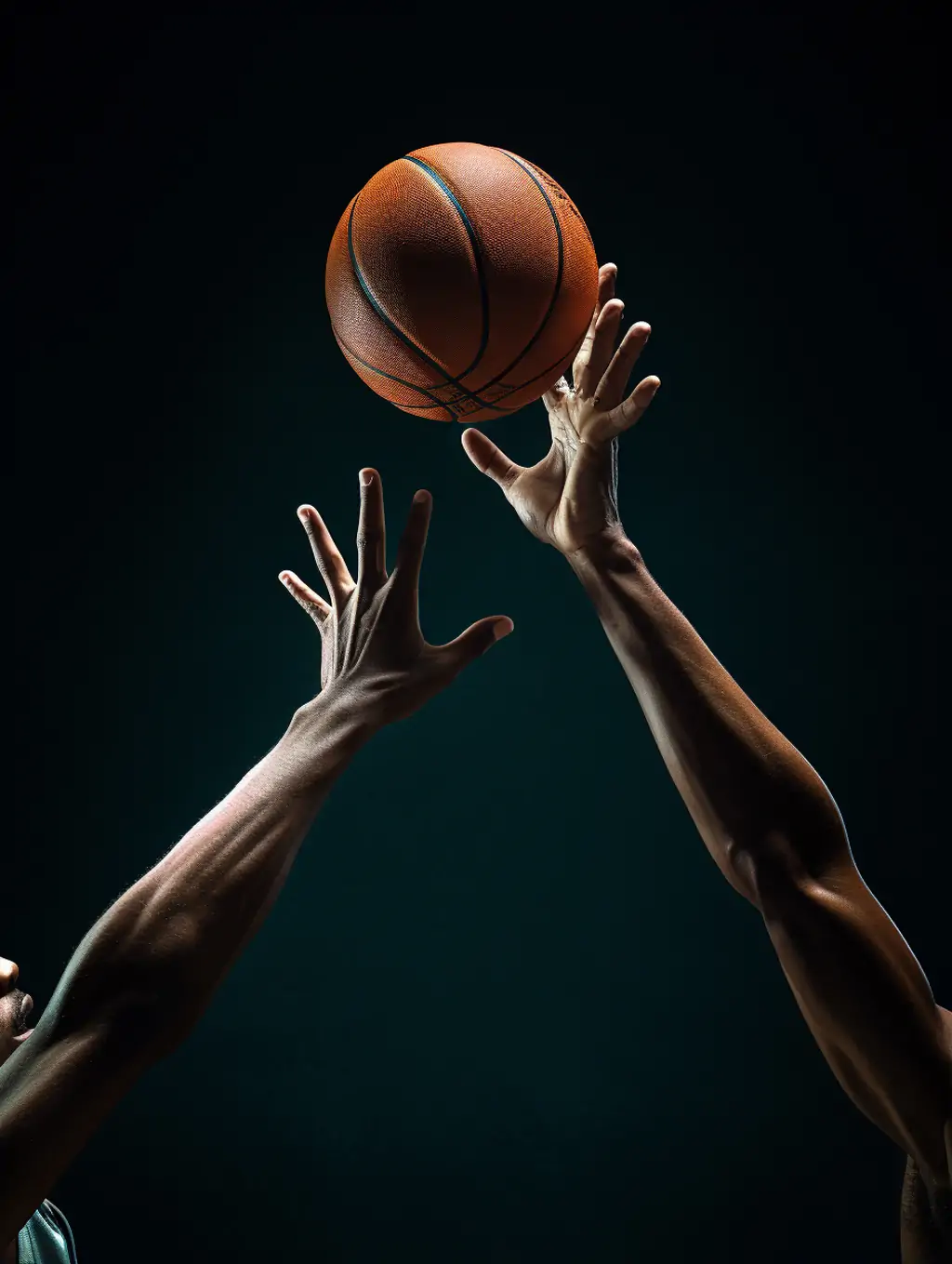 篮球运动员体育运动比赛争夺赛篮球培训宣传广告图摄影海报midjourney关键词咒语 - Ai宇宙吧--Ai宇宙吧-