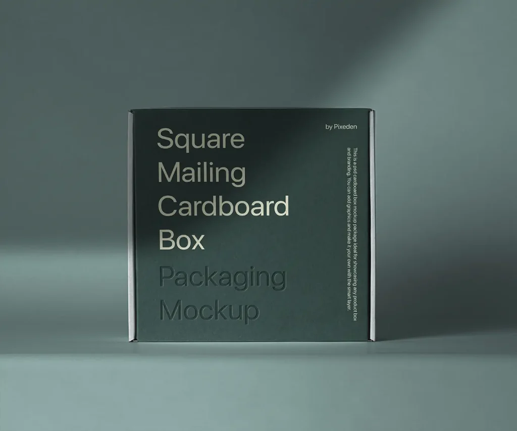 高端产品纸箱天地盖包装纸盒VI展示贴图样机psd设计素材模版Mockup - Ai宇宙吧--Ai宇宙吧-