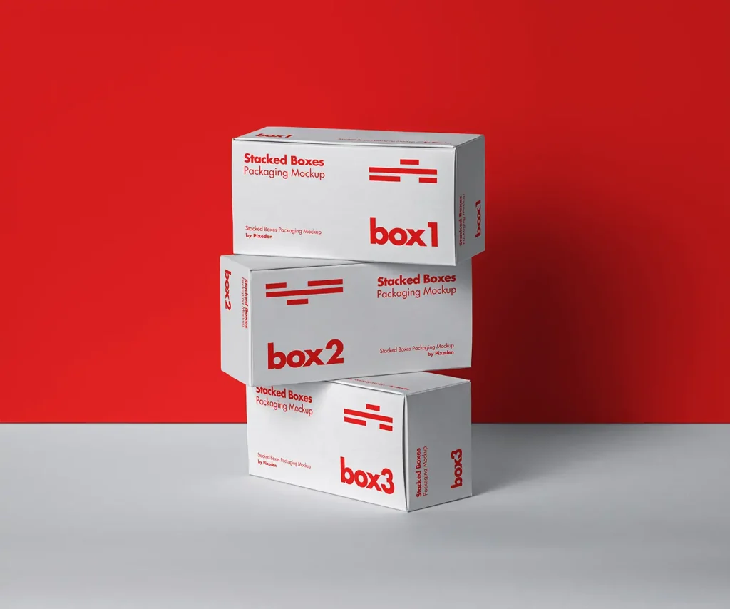 高端食品保健品纸箱天地盖包装纸盒VI展示贴图样机psd设计素材模版Mockup - Ai宇宙吧--Ai宇宙吧-